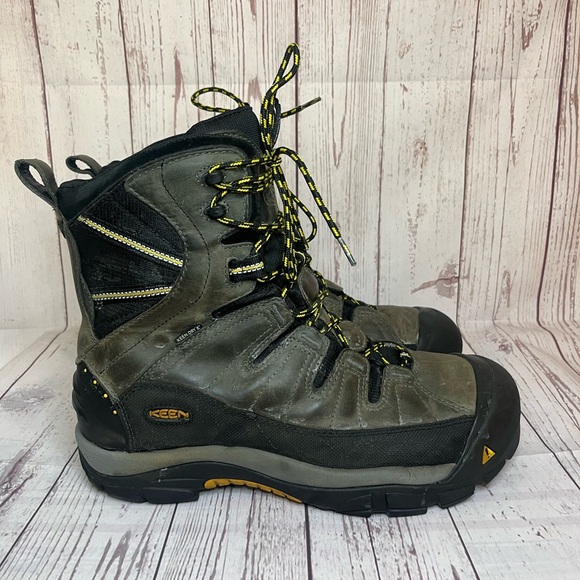Keen Summit County Mens 400g Insulated Winter Waterproof Leather Boots 14 M - Picture 1 of 8